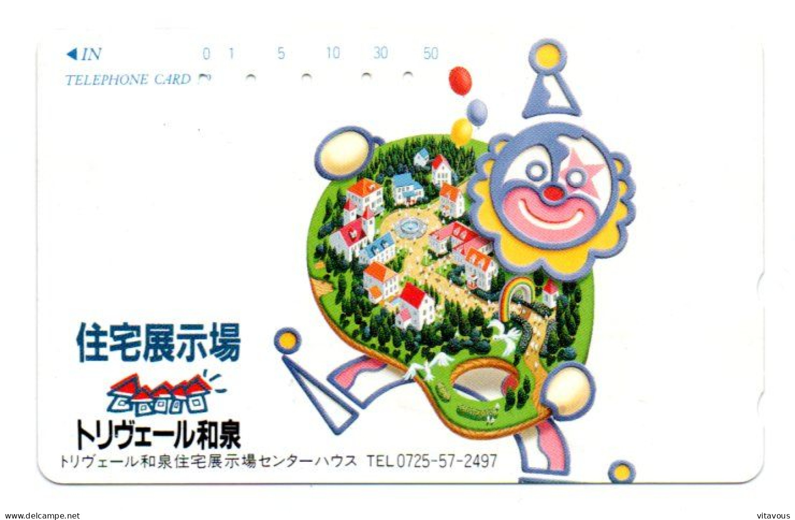 Clown Télécarte Japon Phonecard (K 371) - Japón