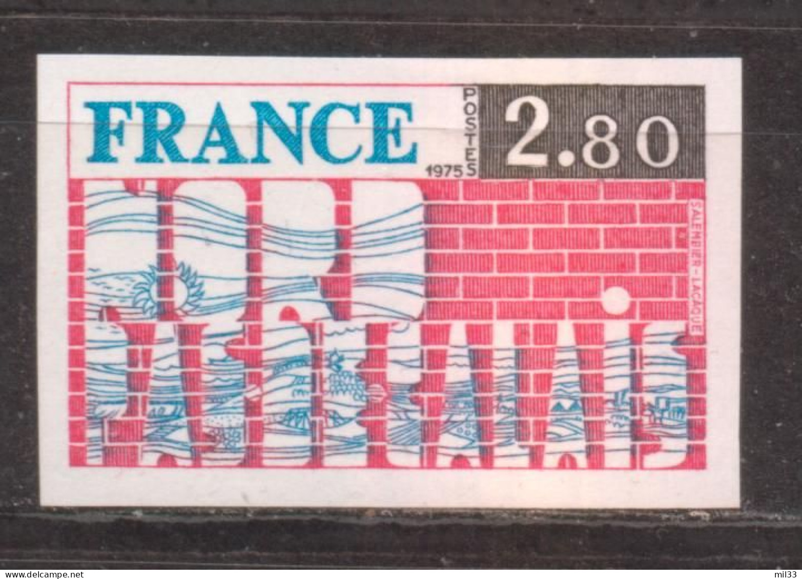 1ère Série Des Régions Nord-Pas-de-Calais YT 1852 De 1975 Sans Trace De Charnière - Ohne Zuordnung