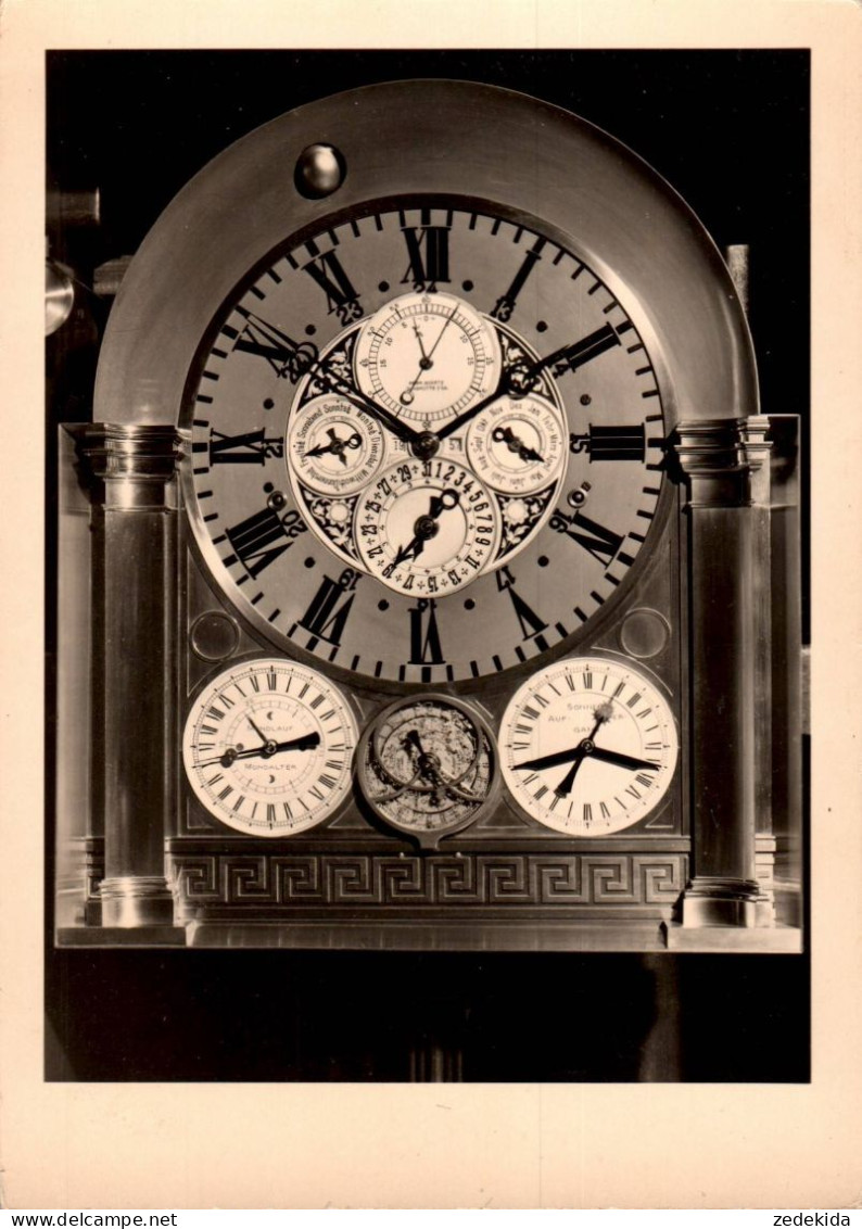G9436 - Glashütte Kunstuhr Uhr Hermann Goertz - Verlag Fischer Handabzug - Objetos De Arte