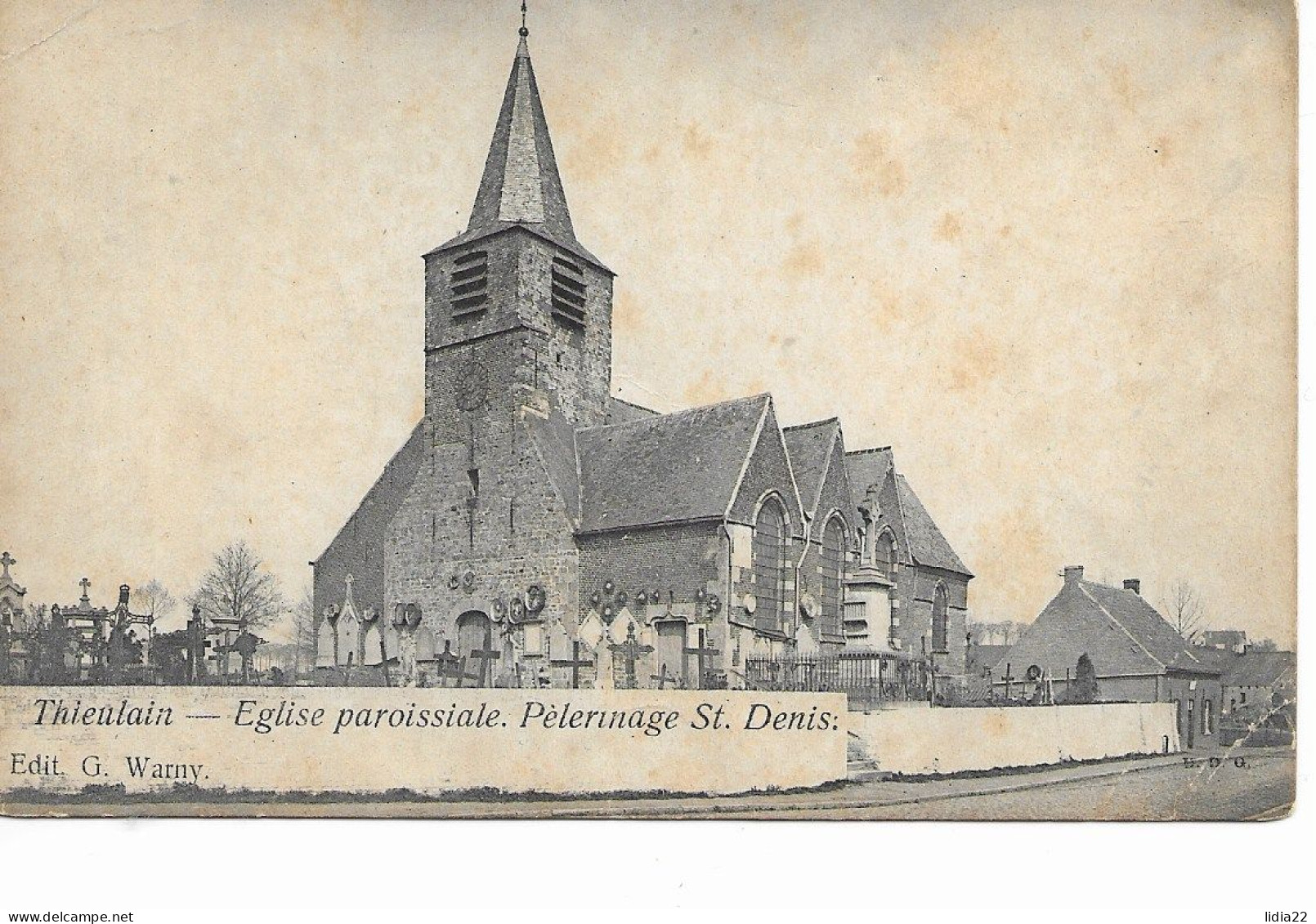 Thieulain Eglise Paroissiale Pelerinage Saint Denis - Leuze-en-Hainaut