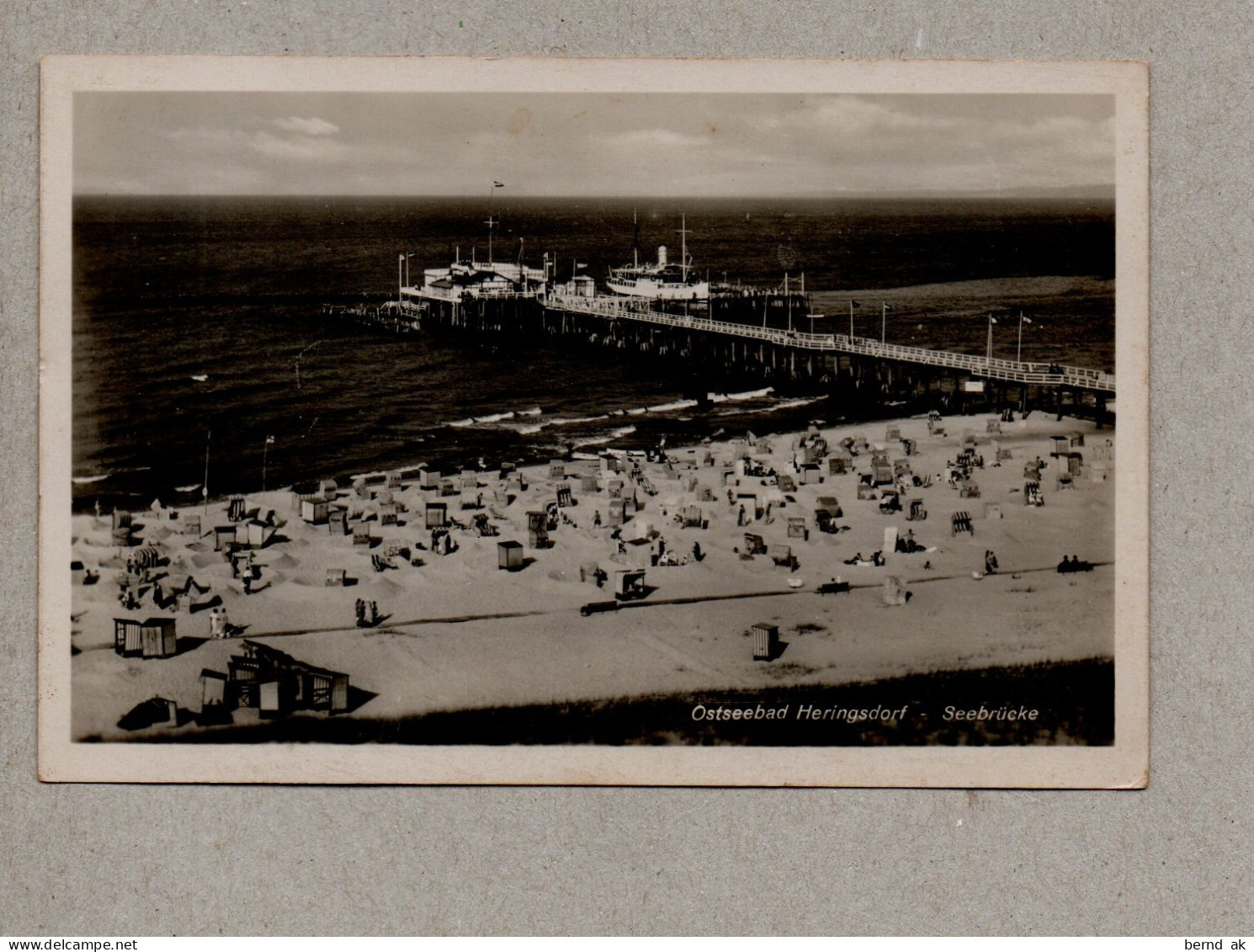 A5733} BRD - AK : Heringsdorf - Strandpromenade Mit Brücke - Usedom