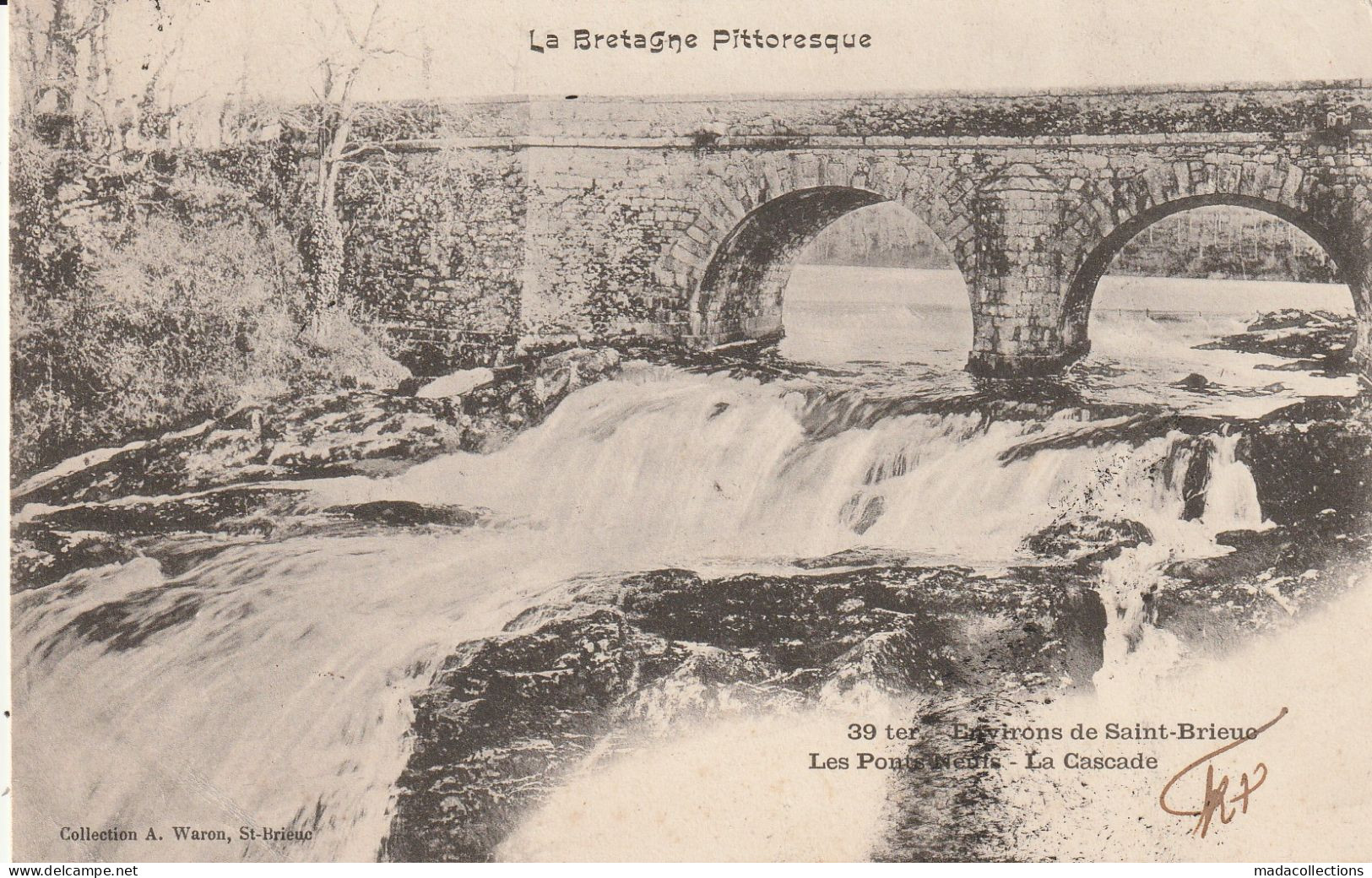 Saint Brieuc (22 - Côtes D'Armor)  Les Ponts Neuf , La Cascade - Saint-Brieuc