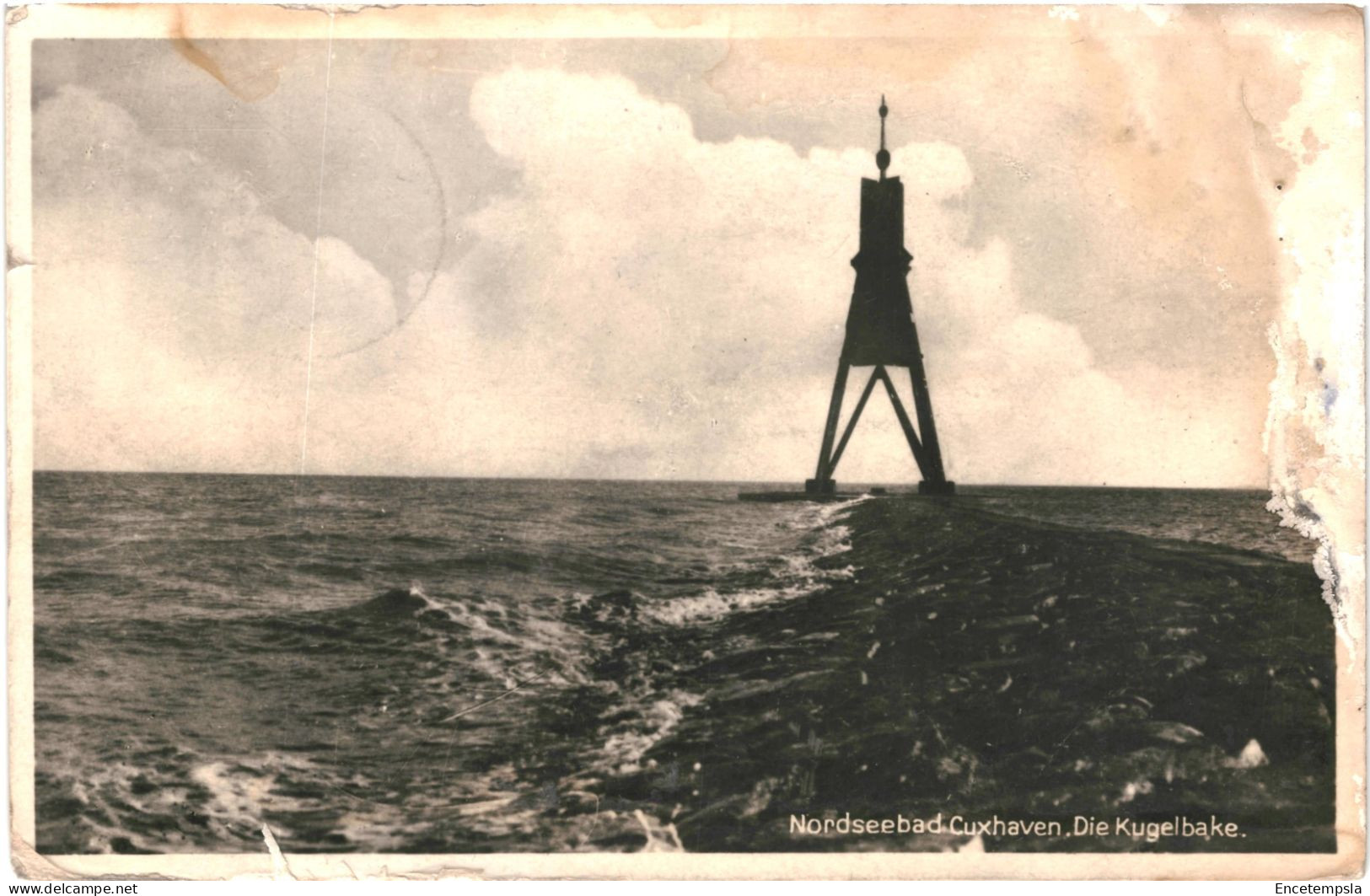 CPA Carte Postale Germany Nordseebad Cuxhaven Die Kugelbake  VM80549 - Cuxhaven