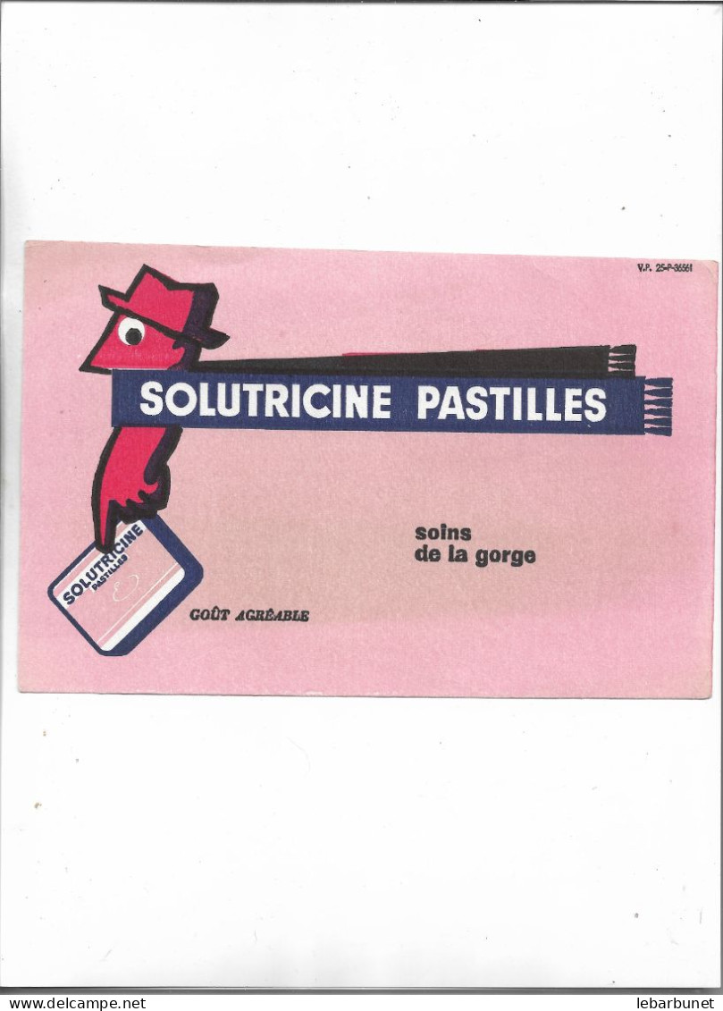 Buvard Ancien Solutricine Pastilles  Soins De La Gorge  Gout Agréable - Produits Pharmaceutiques