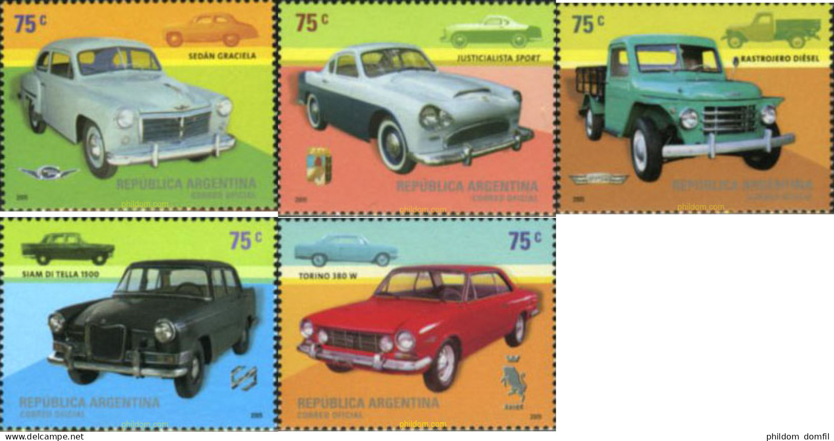 181391 MNH ARGENTINA 2005 INDUSTRIA AUTOMOVILISTICA - Unused Stamps