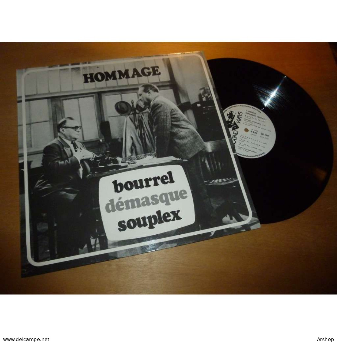 RAYMOND SOUPLEX Hommage - Bourrel Démasque Souplex + Lettre De PIERRETTE SOUPLEX - SOUND WAYS Lp 1972 - Comiche