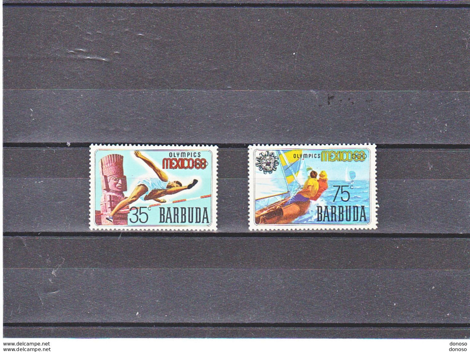 BARBUDA 1968  Jeux Olympiques De Mexico Yvert 29-30 NEUF** MNH - Barbuda (...-1981)