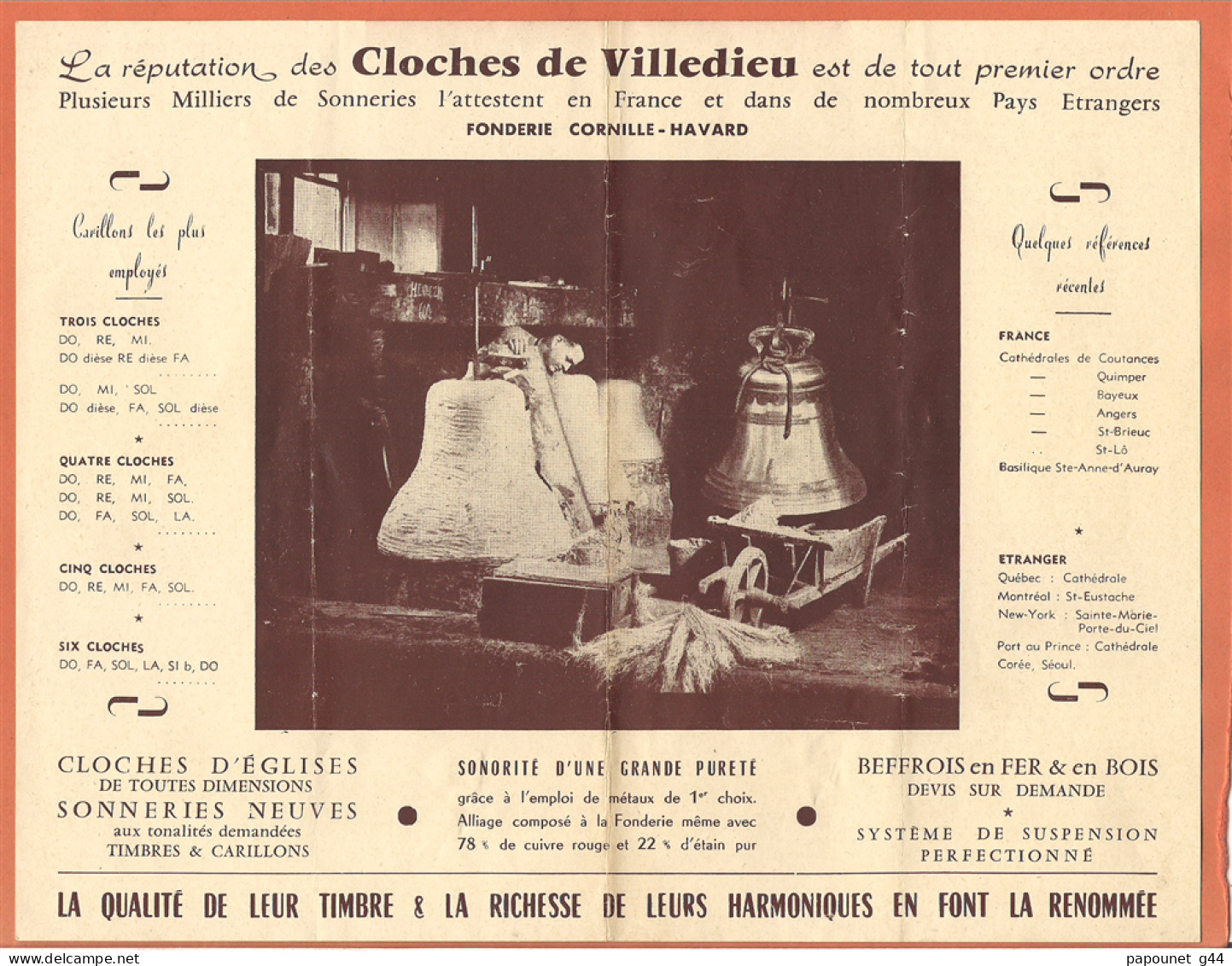 Fonderie ( Les Cloches De Villedieu Les Poëles ) - Zonder Classificatie