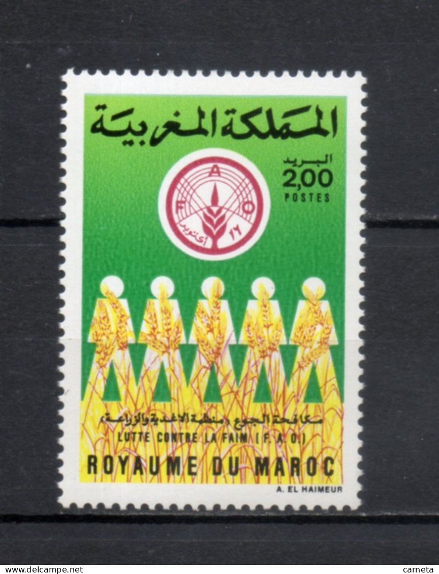 MAROC N°  1014   NEUF SANS CHARNIERE  COTE 1.00€   ALIMENTATION FAO - Marruecos (1956-...)