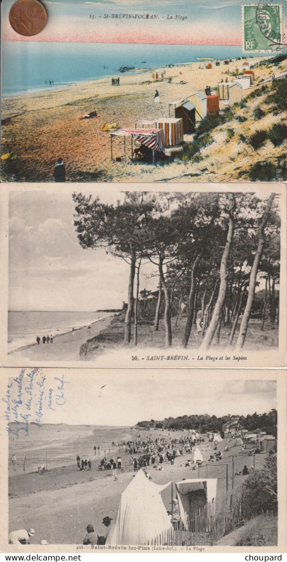 44 - Lot De 15 Cartes Postales De Anciennes De  SAINT BREVIN LES PINS Ou SAINT BREVIN L'OCEAN - Saint-Brevin-les-Pins
