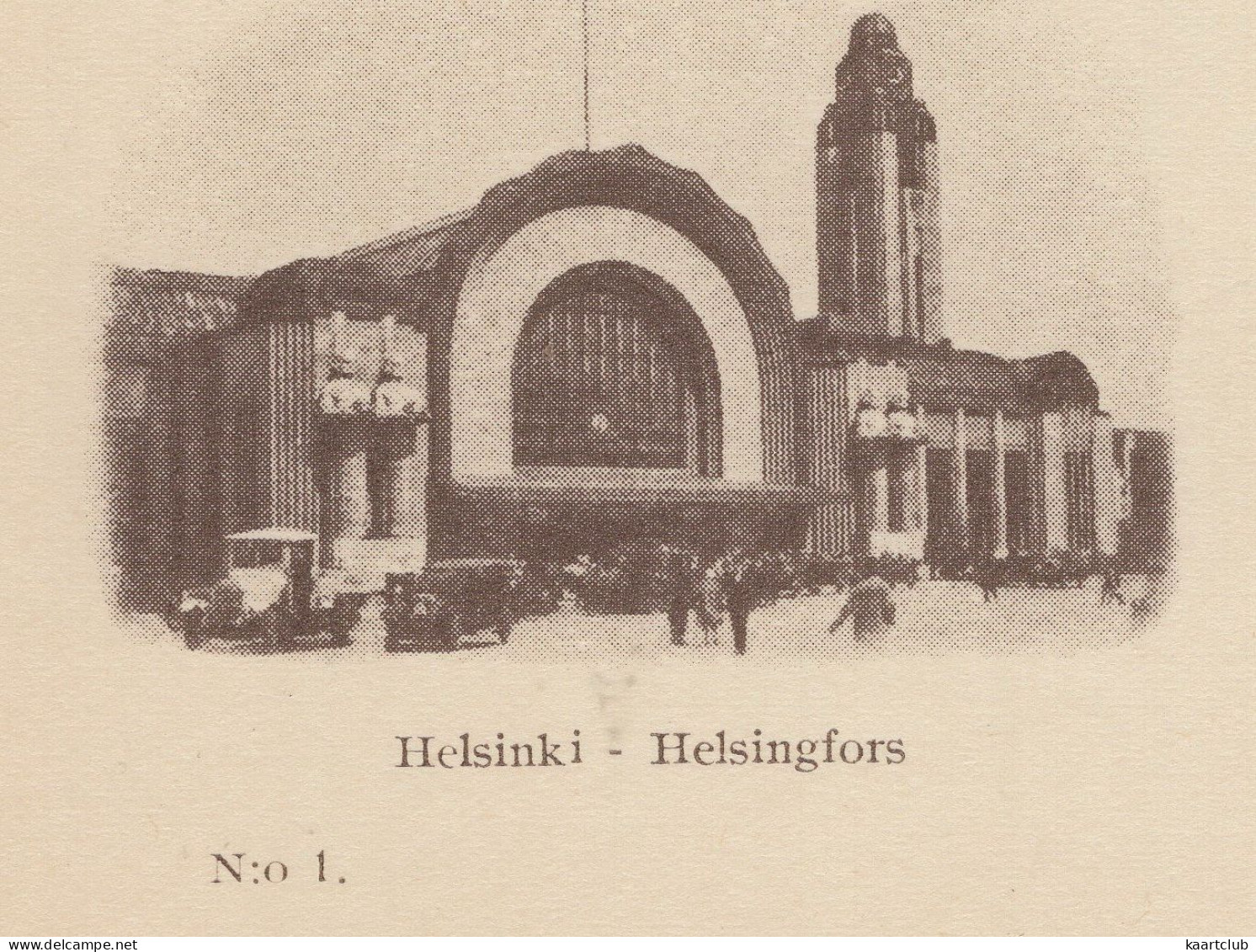 Postikortti Suomi / Postkort Finland: VINTAGE OLDTIMER CAR & TRUCK Ca. 1920 - 'Helsinki - Helsingfors' N:o.  - (Finland) - Passenger Cars