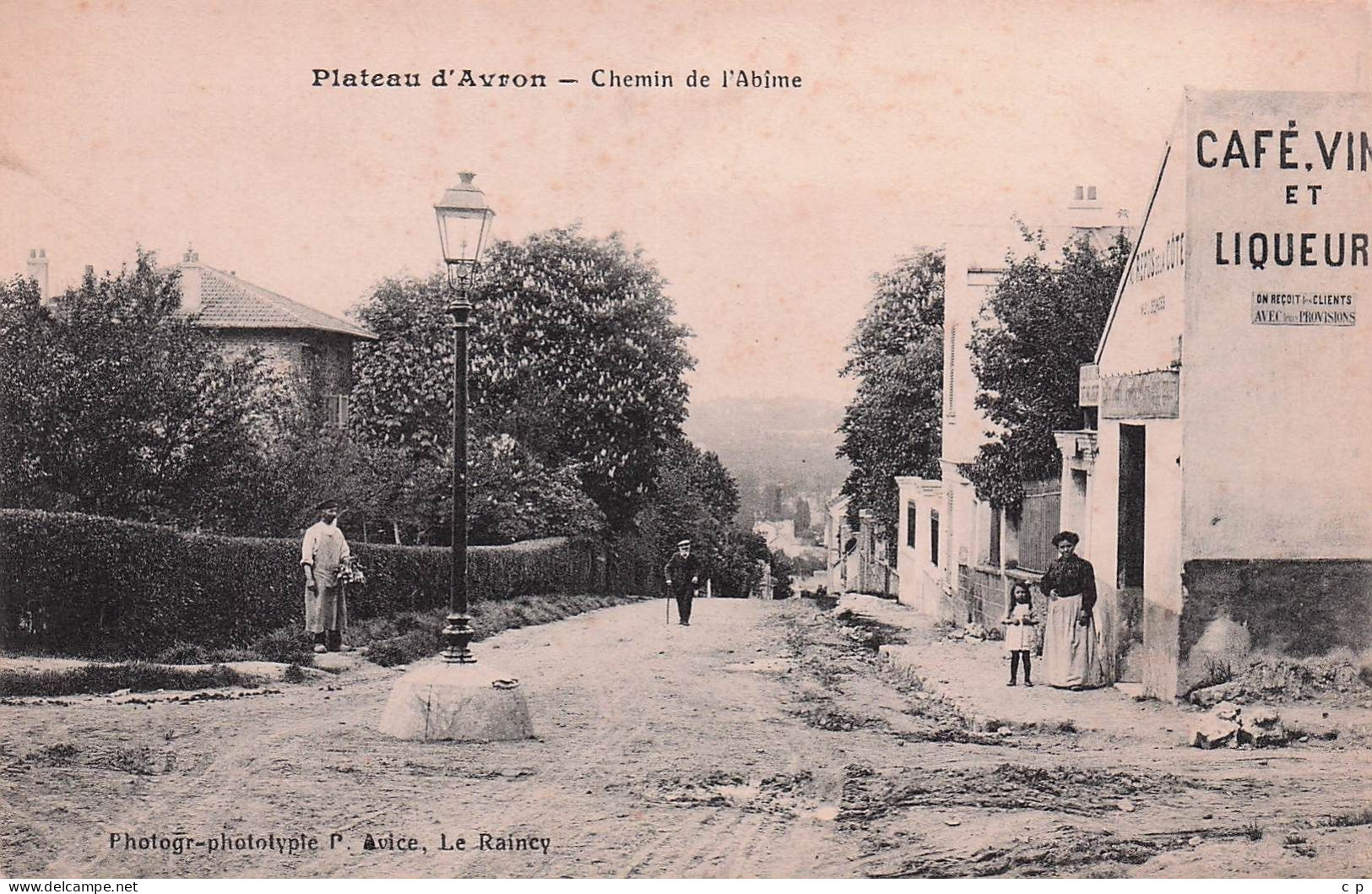 Plateau D'Avron - Chemin De L'Abime    - CPA °J - Other & Unclassified