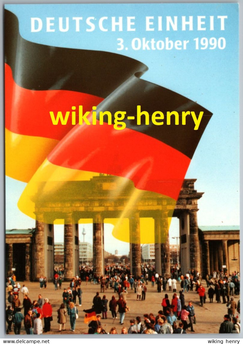 Berlin - Brandenburger Tor Deutsche Einhei 1990 - Fehldruck Werder An Der Havel - Selten ! - Brandenburger Door