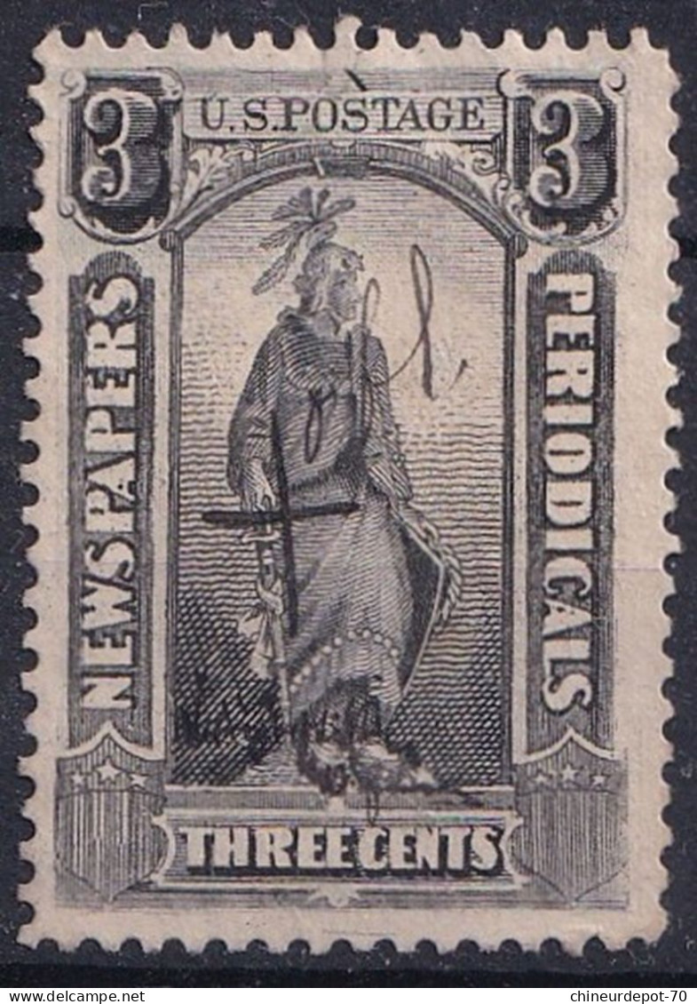 Us Postage Newspapers - Oblitérés