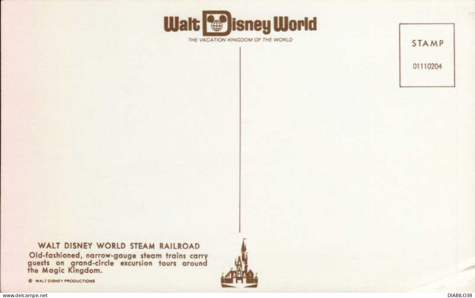 WALT DISNEY WORLD STEAM RAILROAD - Disneyworld