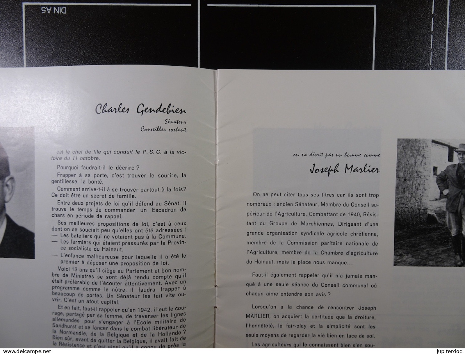 Tract Publicitaire Politique Elections Du 11 Octobre (1964) à Thuin Parti PSC (12 Pages) - Advertising