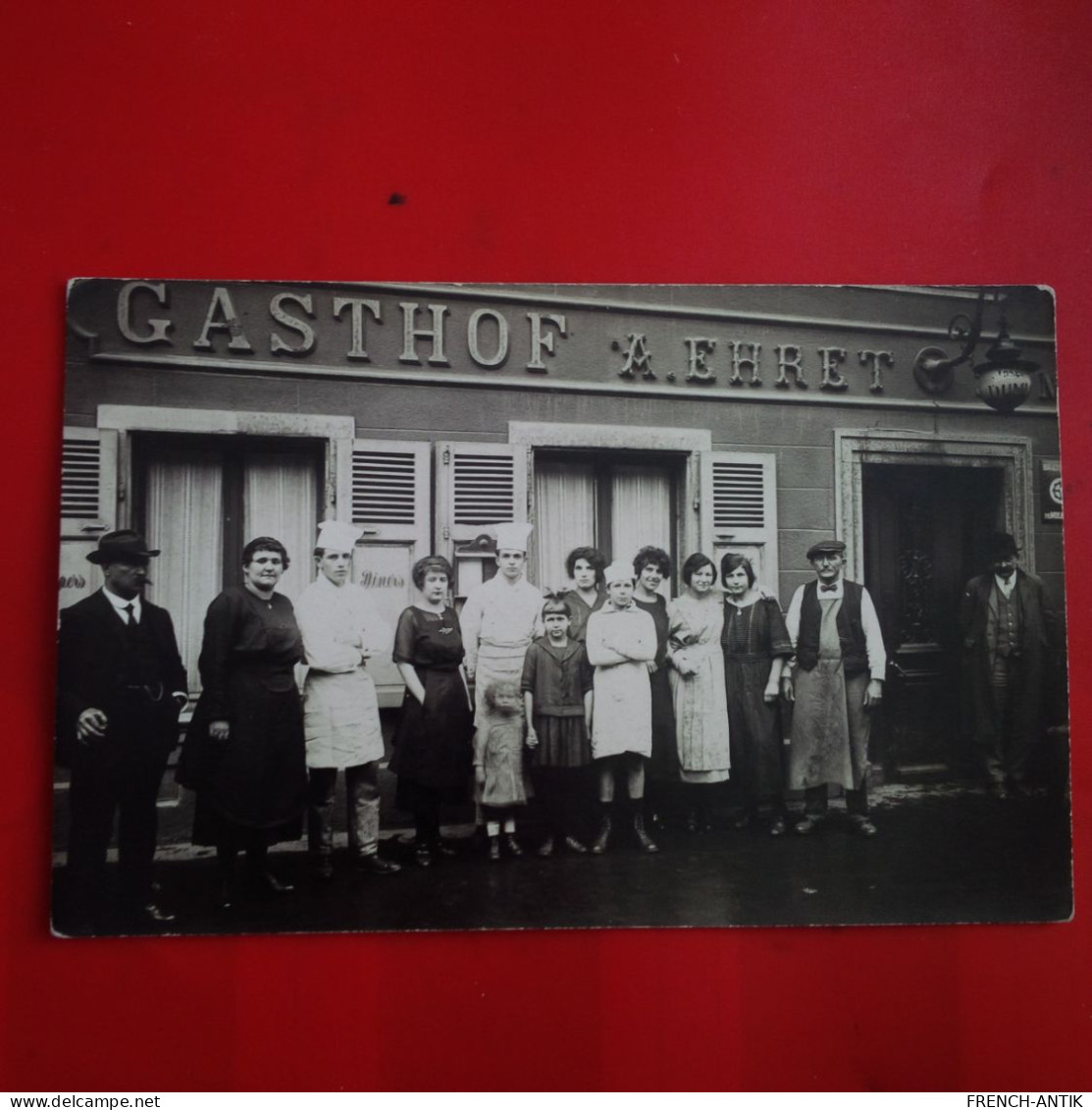 CARTE PHOTO MULHOUSE GASTHOF A EHRET - Mulhouse