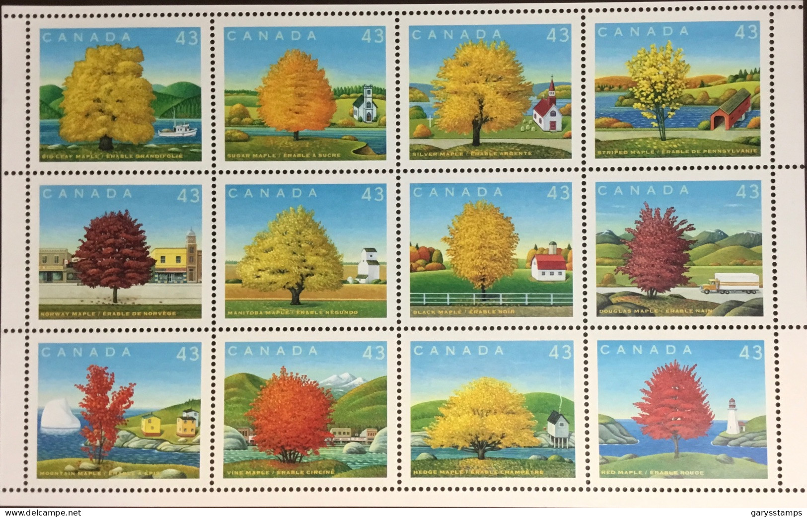 Canada 1994 Maple Trees Sheetlet MNH - Bäume