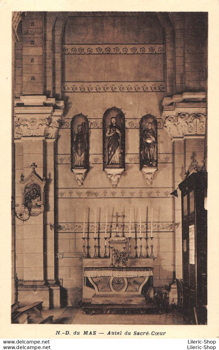 [42] NOTRE DAME DU MAS - Autel Du Sacré-Coeur  Cpa ± 1940 - Firminy