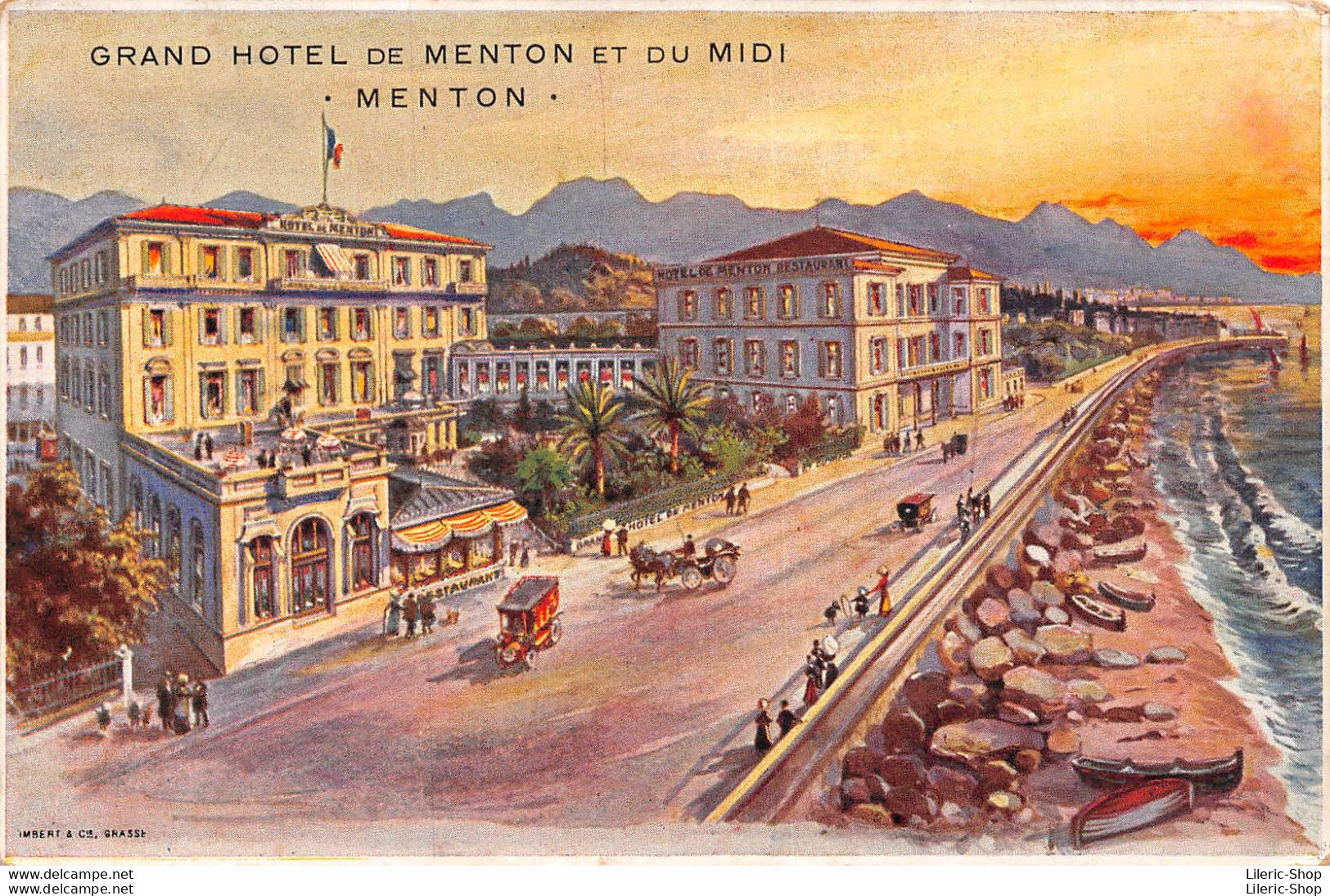 [06] Grand Hôtel De Menton Et Du Midi  CPA - Menton