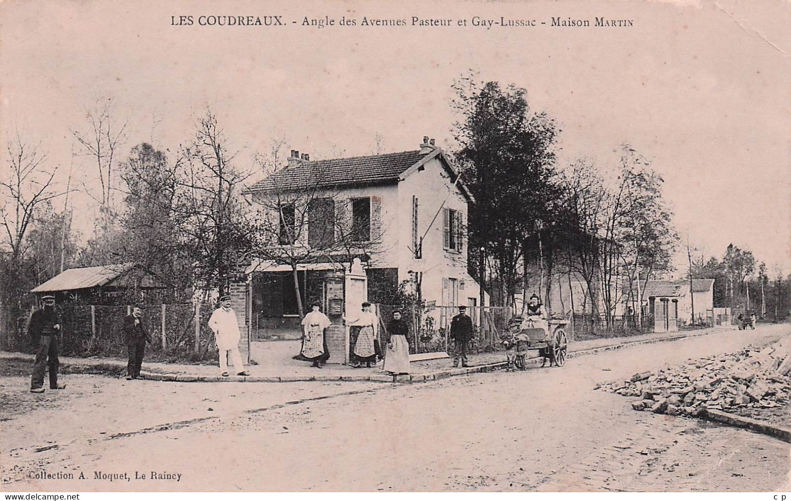 Les Coudreraux - Angle Des Avenues Pasteur Et Gay Lussac - Maison Martin  - CPA °J - Andere & Zonder Classificatie