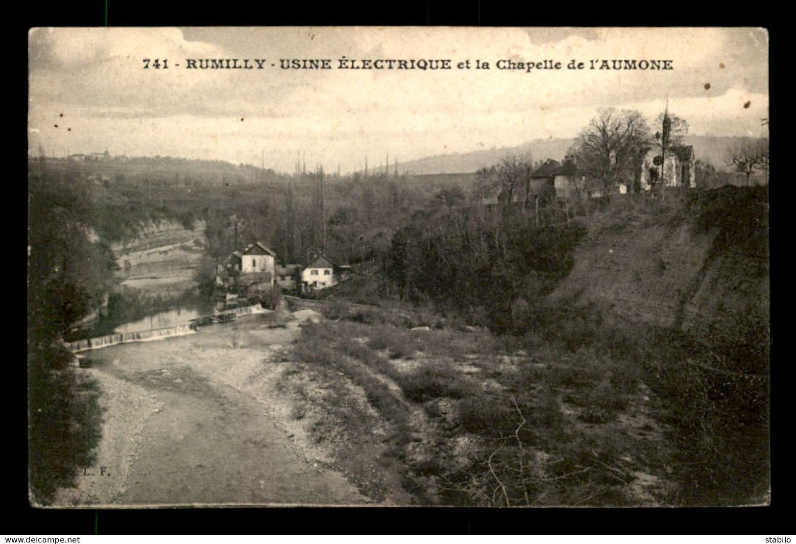 74 - RUMILLY - USINE ELECTRIQUE ET LA CHAPELLE DE L'AUMONE - Rumilly