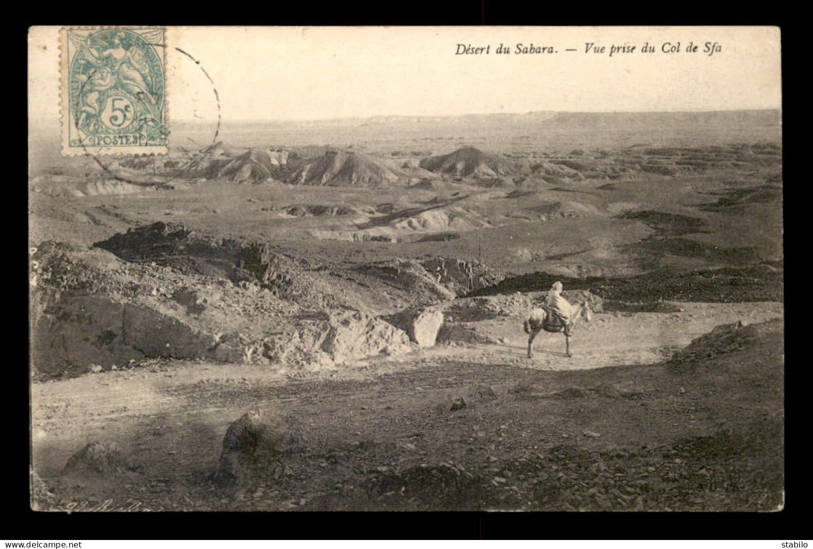 ALGERIE - SAHARA - VUE PRISE DU COL DE SFA - Other & Unclassified