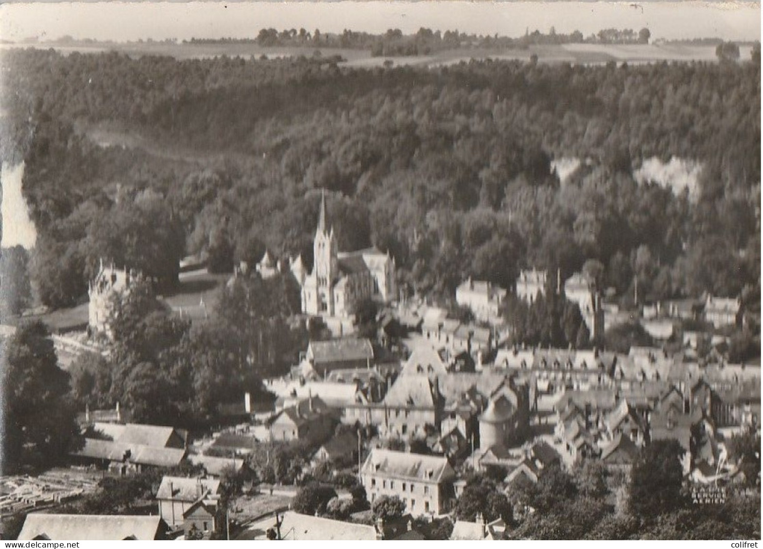 76 - Clères  -  Le Parc, Le Château, L'Eglise  -  Vue Aérienne - Clères