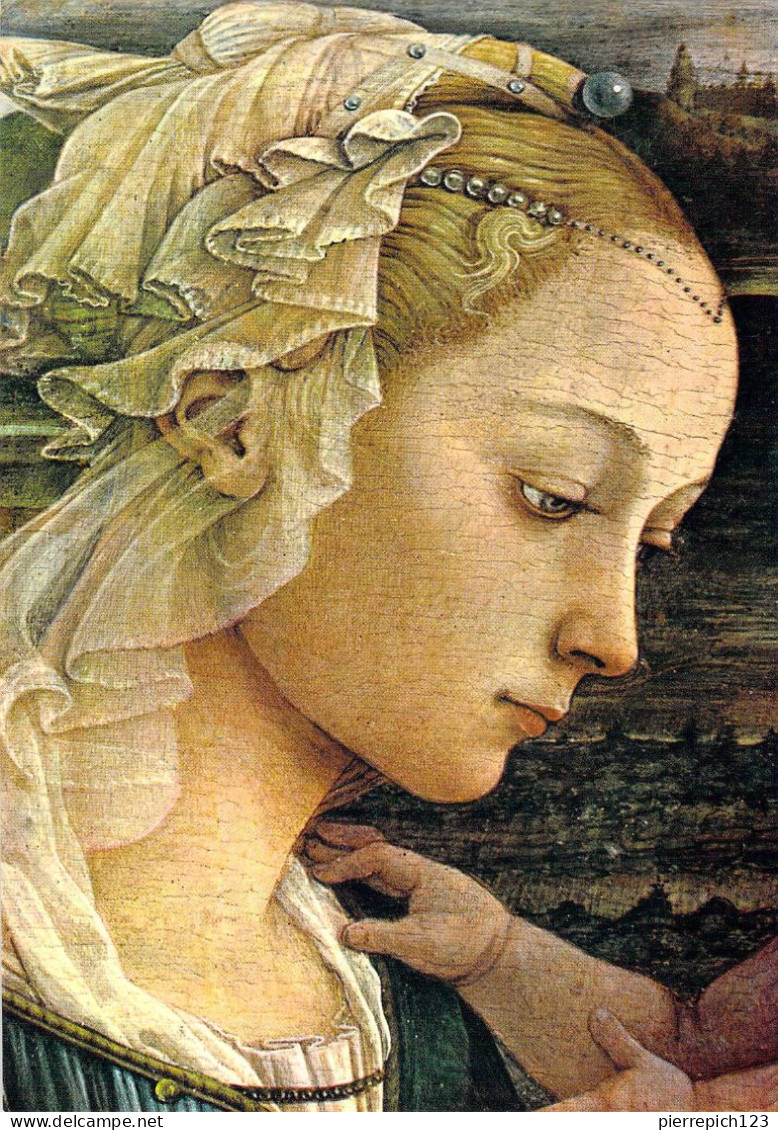 Florence (Firenze) - Musée Des Offices - La Sainte Vierge Qui Adore L'Enfant (détail) - Firenze