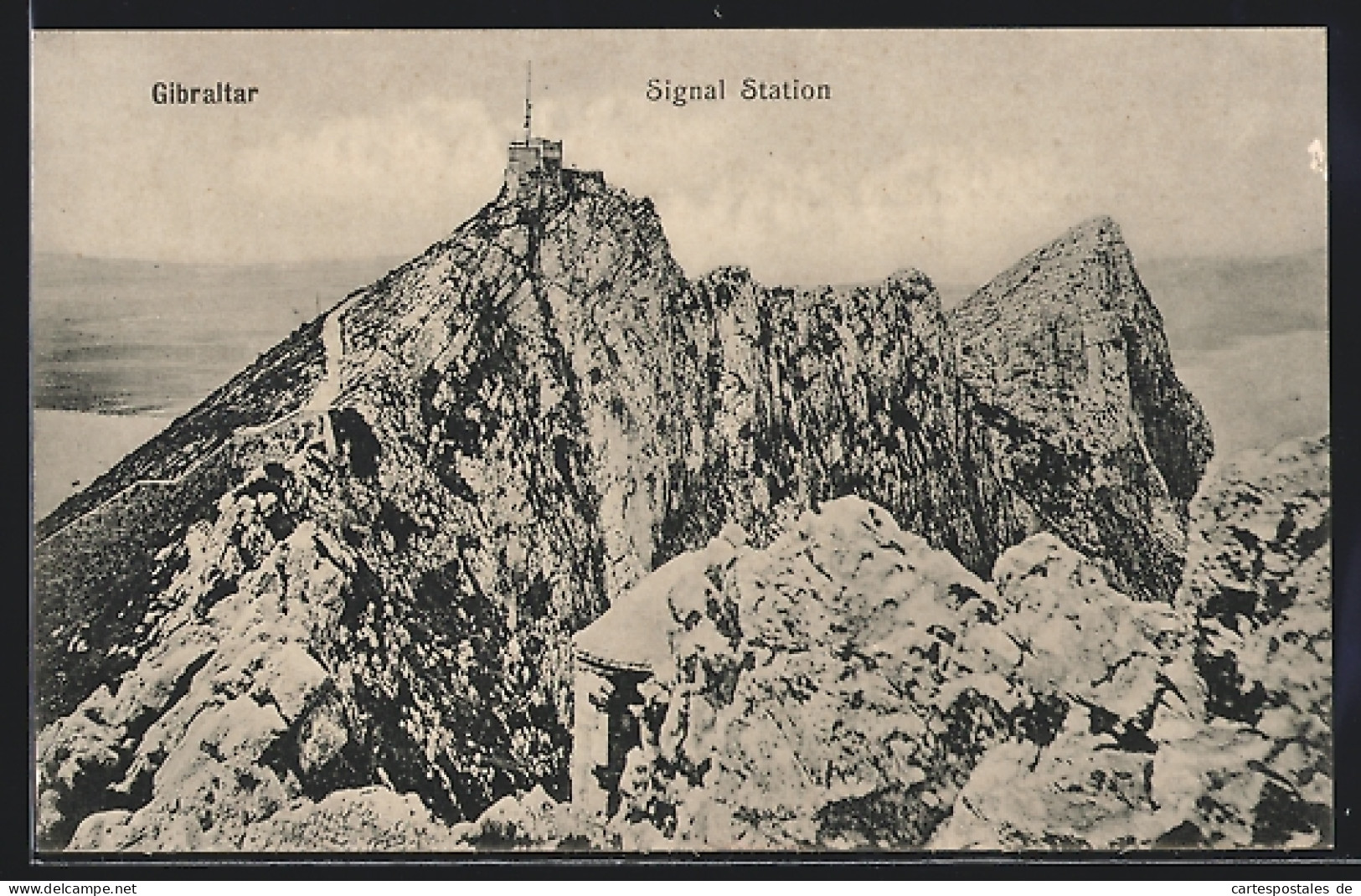 Postal Gibraltar, La Estacion De Senal, Signal Station  - Gibraltar