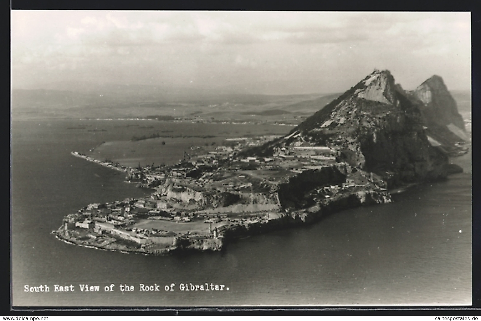 Postal Gibraltar, South East View Of The Rock  - Gibraltar