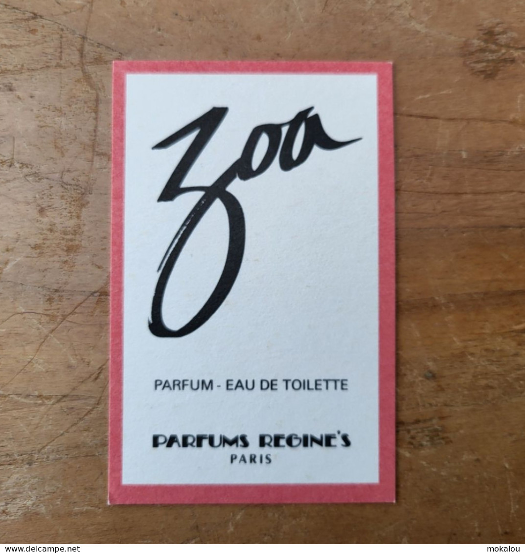 Carte Regine's Zoa - Profumeria Moderna (a Partire Dal 1961)