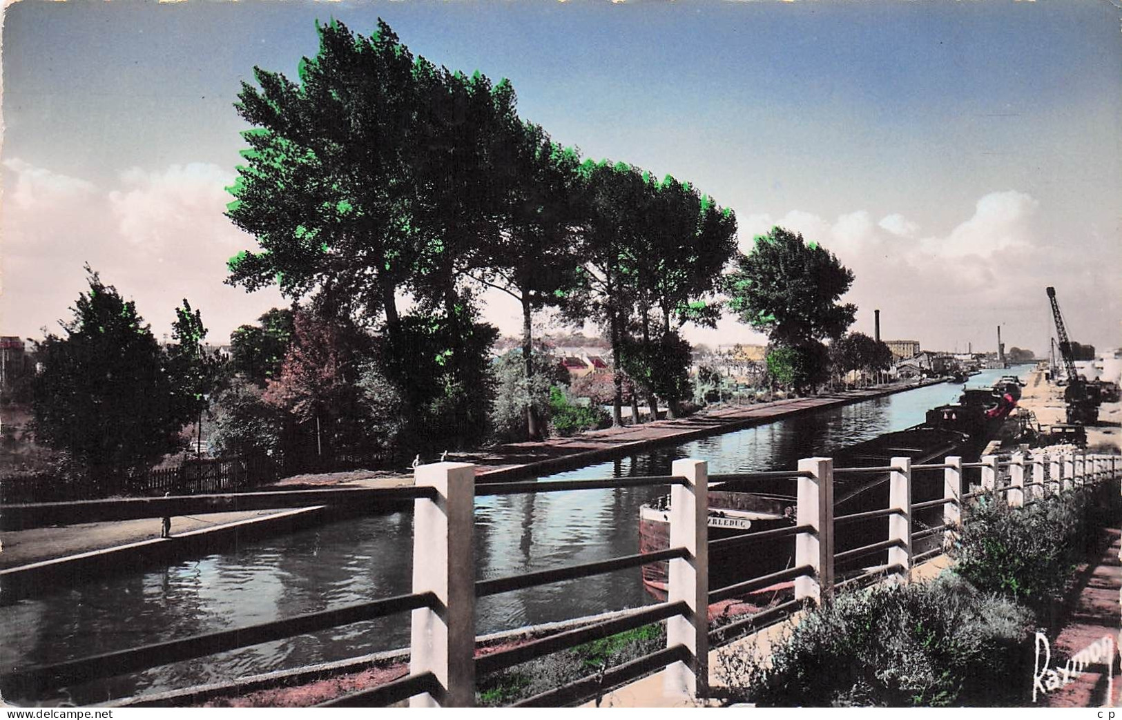 Bondy - Le Canal  - Peniche -  CPSM °J - Bondy