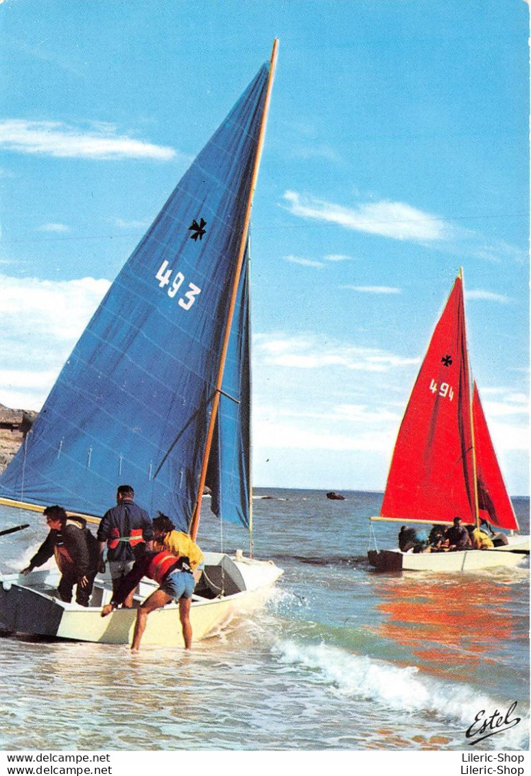 Plaisirs De La Voile : Dériveurs Caravelles Au Départ - Ecole De Voile -  Cpsm GF 1966 ( ͡♥ ͜ʖ ͡♥) ♥ - Sailing