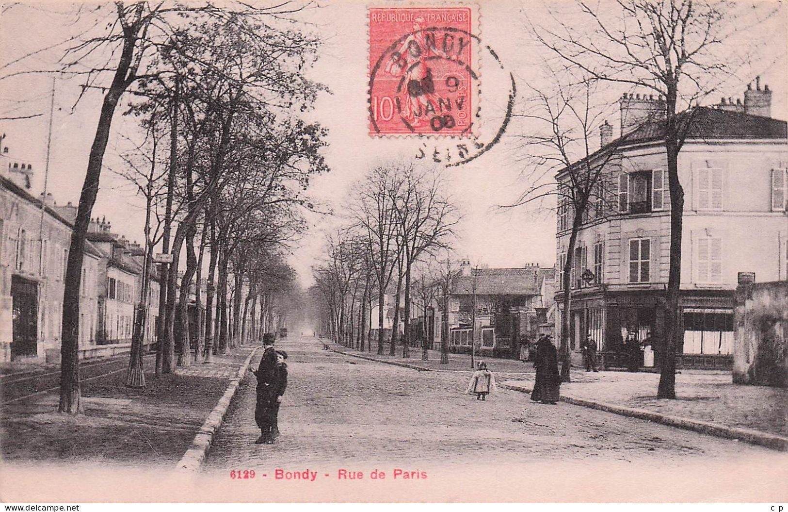 Bondy - Rue De Paris  -  CPA °J - Bondy