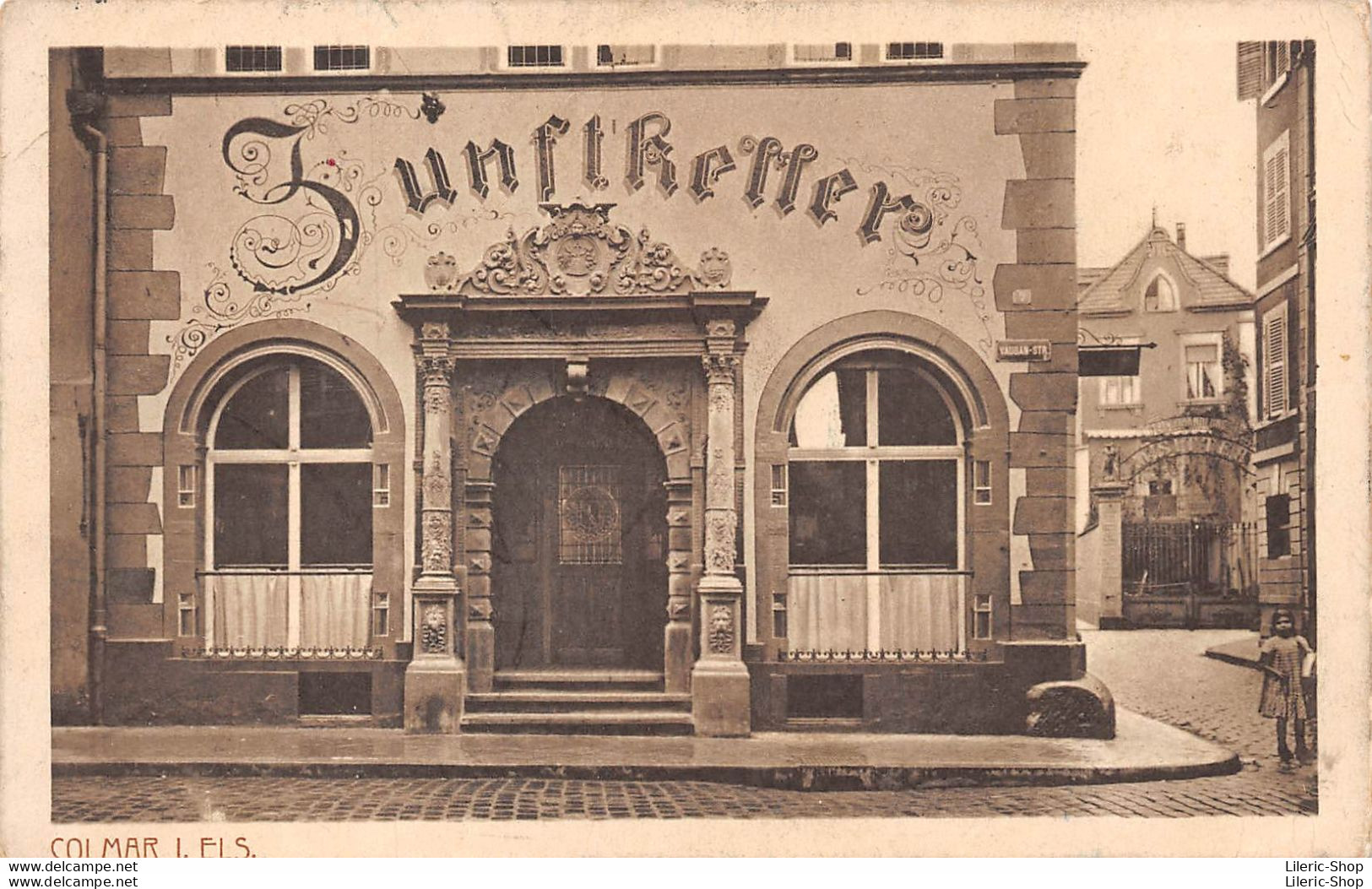 [68]  COLMAR I. ELS. -  ZUNFTKELLER // TAVERNE - 7urue Vauban Cpa 1928 ( ͡◕ ͜ʖ ͡◕) ♦ - Colmar