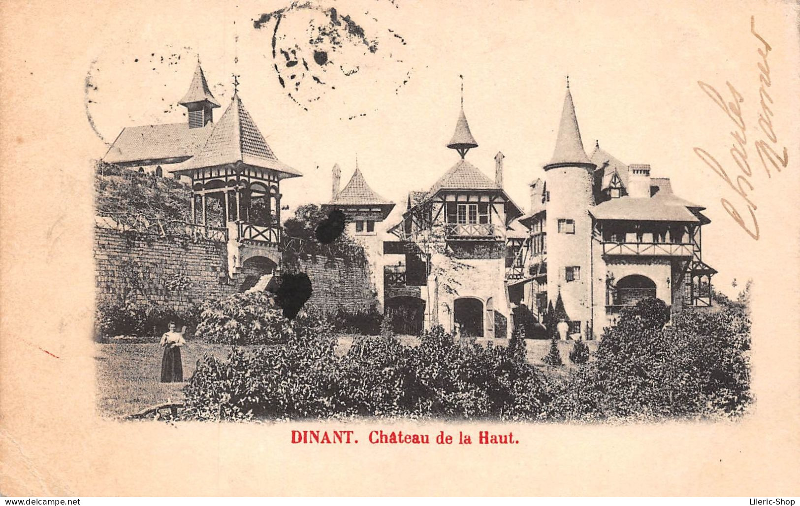 Belgique > Namur >Dinant - Château De La Haut - Cpa 1904 Dos Simple ( ͡◕ ͜ʖ ͡◕)  - Dinant