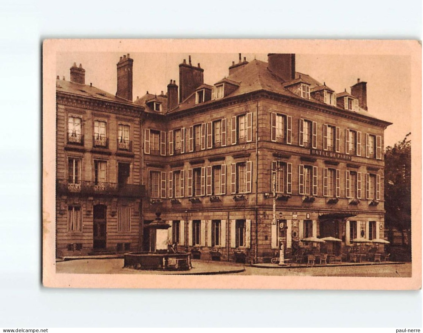 MOULINS : Le Grand Hôtel De Paris - état - Moulins