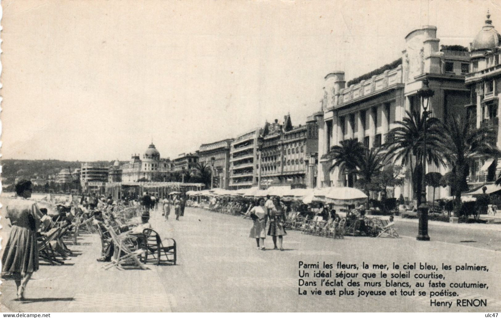 - 06 - NICE. - La Promenade Des Anglais - Scan Verso - - Mehransichten, Panoramakarten