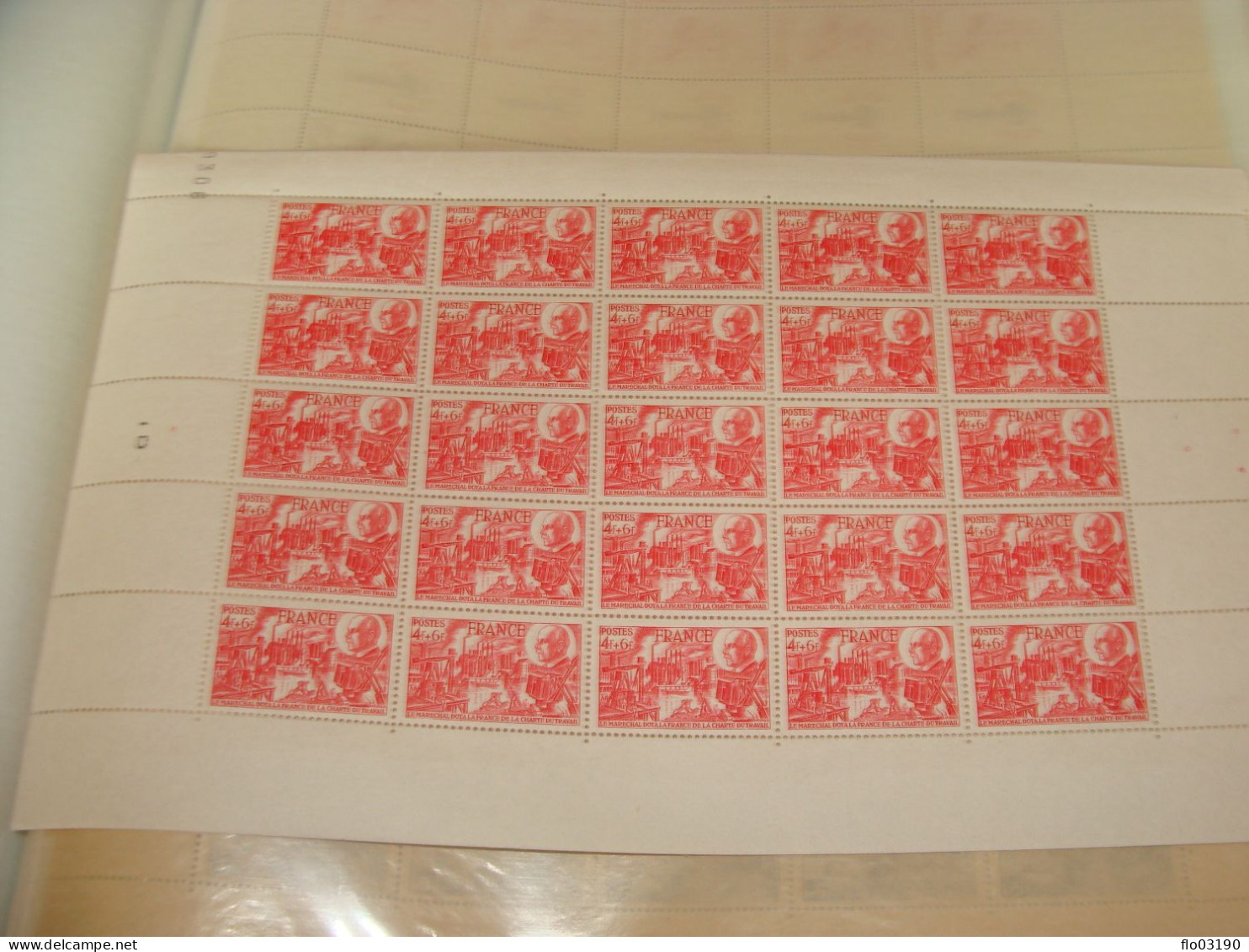 N° 608 En Feuille  De  25 Timbres Entières Neuves - Ganze Bögen