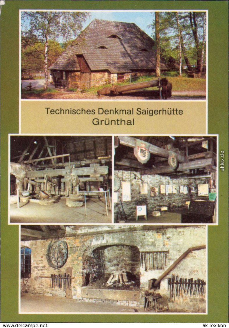 Olbernhau Technisches Denkmal Saigerhütte Grünthal 1982 - Olbernhau