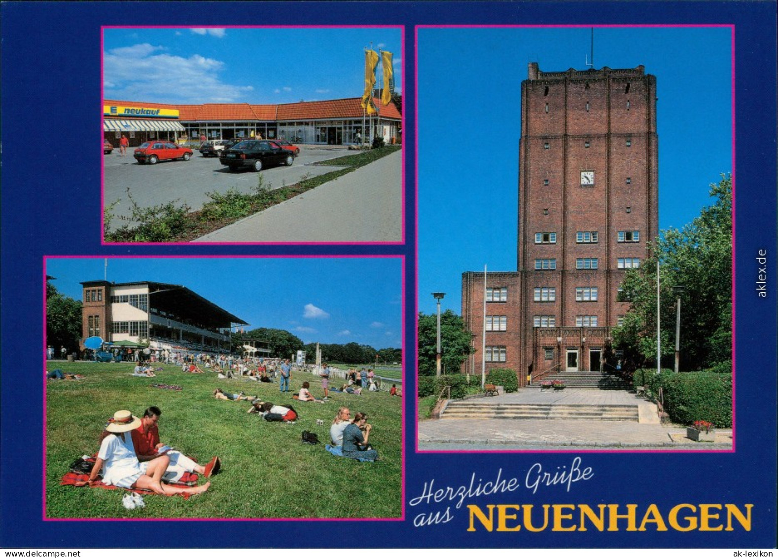 Neuenhagen Bei Berlin Einkaufszentrum, Hoppegarten, Galopprennbahn, Rathaus 1996 - Neuenhagen B. Berlin