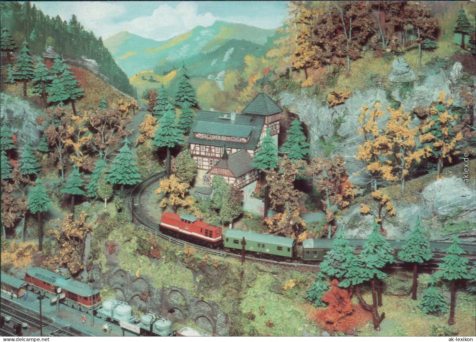  Modelleisenbahn: N-Heimanlage Dieter Gerlach Jena 1978/1987  - Treni