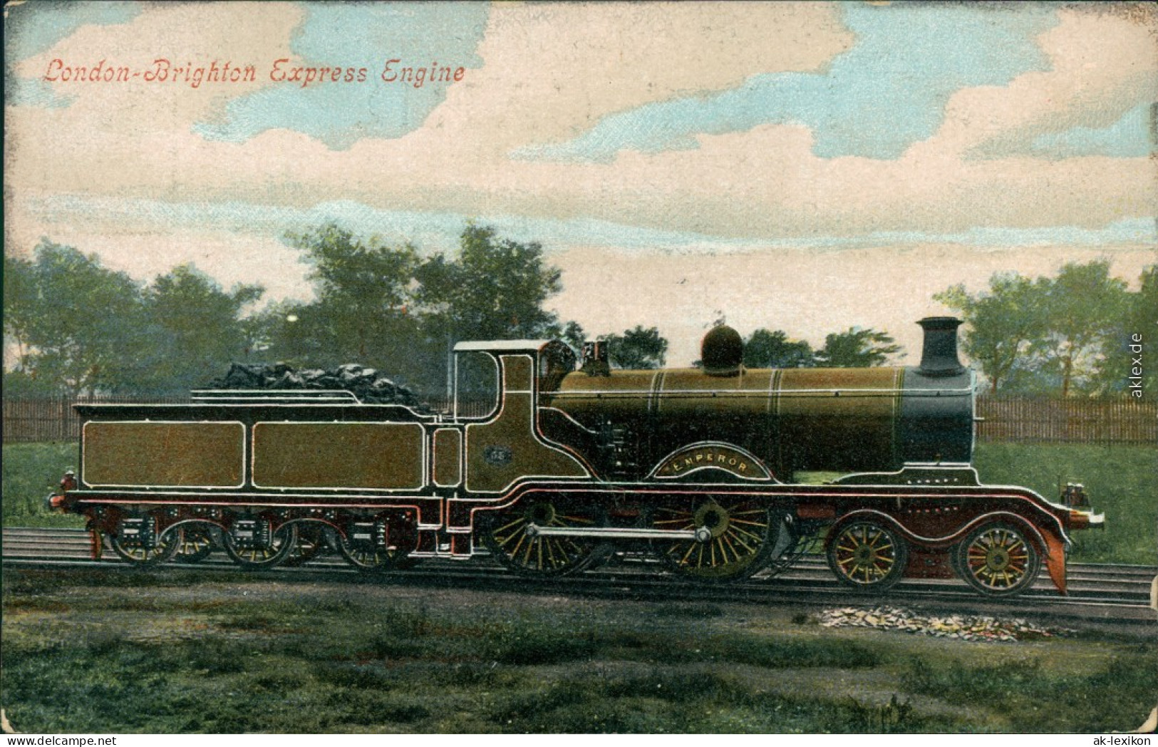 London London-Brighton Express/englische Eisenbahn: London-Brighton Express 1900 - Autres & Non Classés