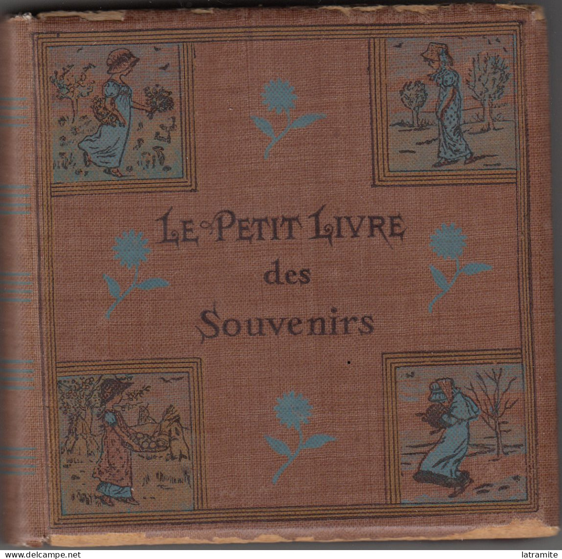 Calendarietto Francese KATE GREENAWAY -  Fine Ottocento - "LE PETIT LIVRE DES SOUVENIRS" - Kleinformat : ...-1900