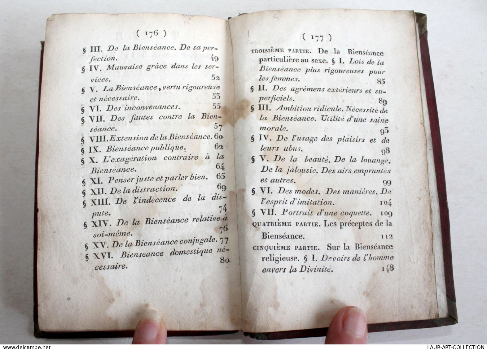 MANUEL DE LA BONNE COMPAGNIE OU AMI DE LA POLITESSE DES EGARDS 1803 Ed. ORIGINAL ANCIEN LIVRE XIXe (2603.67) - 1801-1900