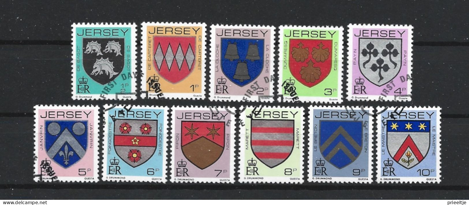 Jersey 1981 Coat Of Arms Y.T. 236/246 (0) - Jersey