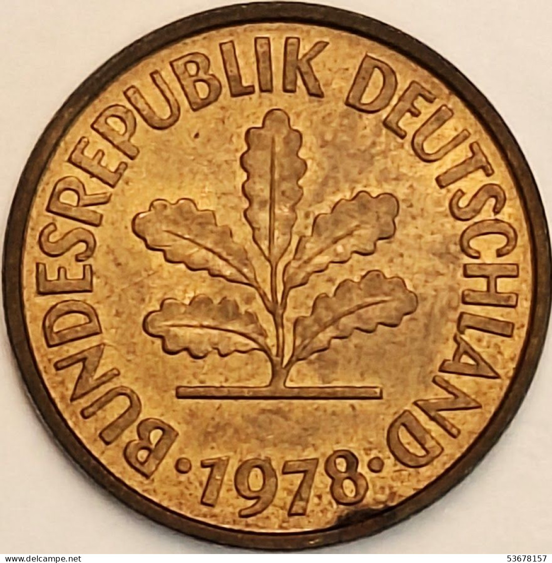 Germany Federal Republic - 5 Pfennig 1978 D, KM# 107 (#4585) - 5 Pfennig