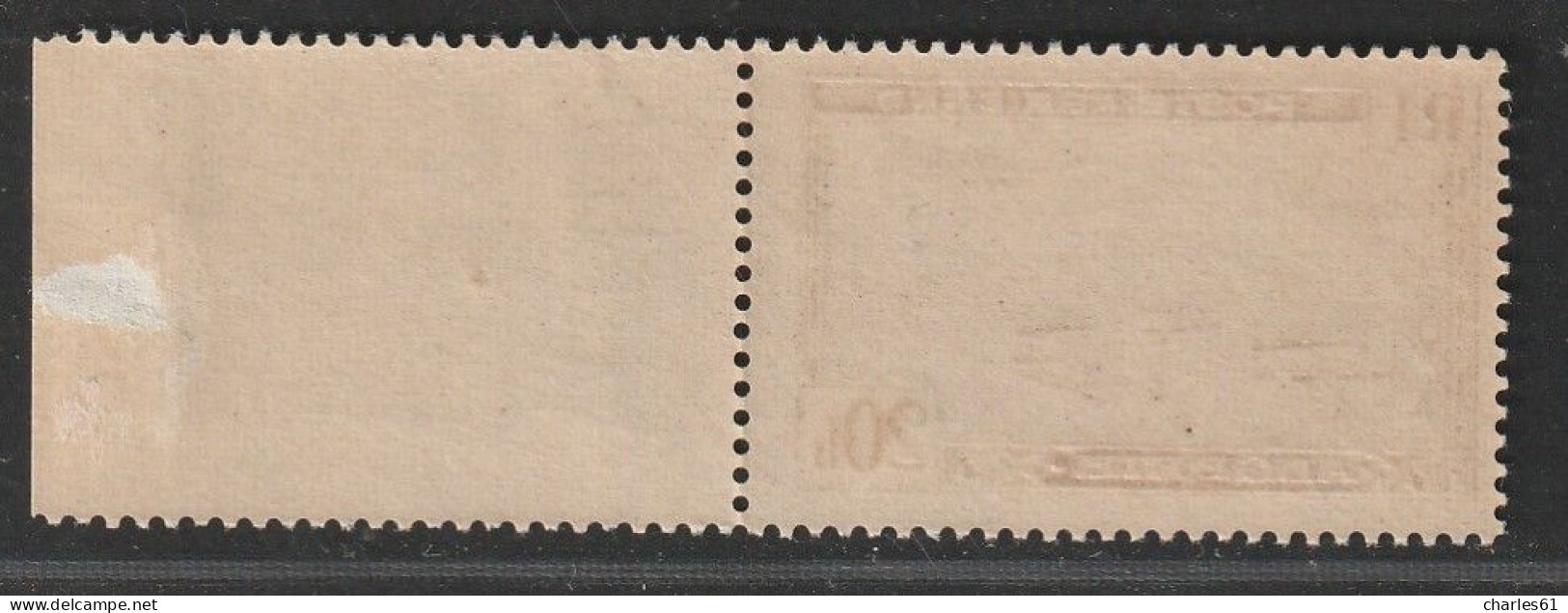 ALGERIE - Poste Aérienne N°4A **  (1946-47) 20f Brun Type II - Posta Aerea