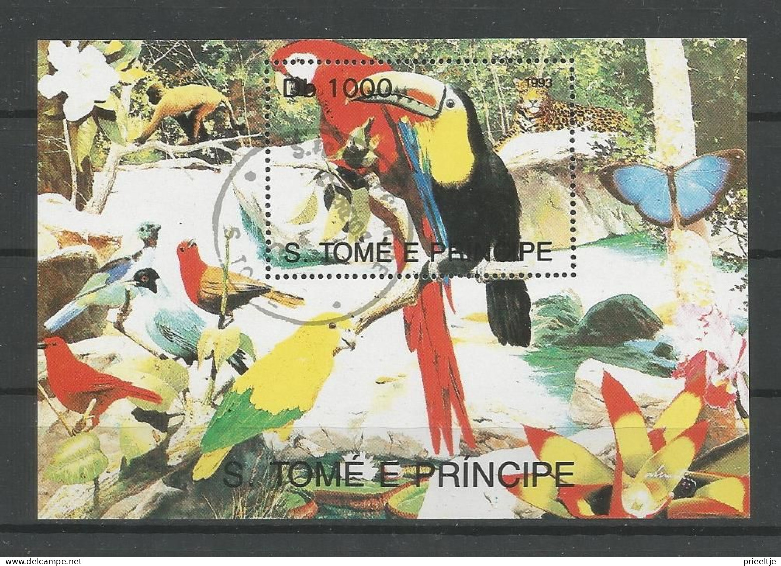 St Tome E Principe 1993 Birds S/S  Y.T. BF 141 (0) - São Tomé Und Príncipe